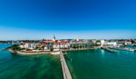 Friedrichshafen. Blick auf den Hafen