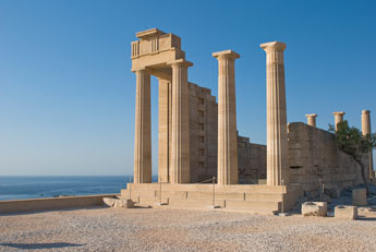 Antiken Ruinen Lindos