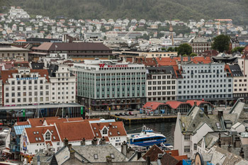 Bergen. Innenstadt und Hafen