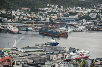 Bergen. Hafen