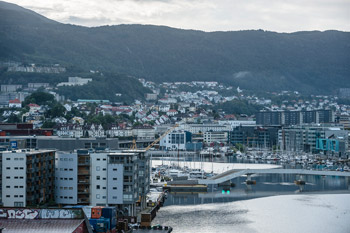 Bergen. Hafen am Puddefjorden
