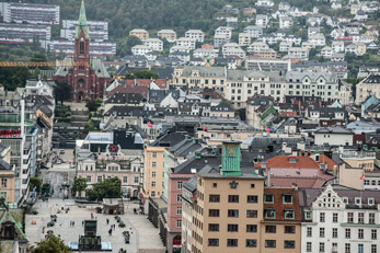Bergen. Innenstadt