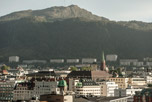 Bergen. Dächer in der Innenstadt