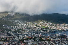 Bergen. Hafen am Puddefjorden