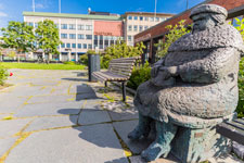 Stadt Narvik. Ein Denkmal