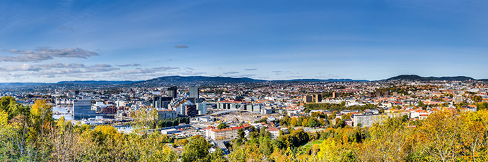 Ausblick vom Ekeberg. Oslo