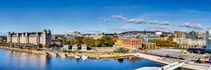 Ausblick vom Opernhaus. Oslo