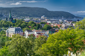 Trondheim. Blick auf die Stadt