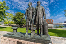 Trondheim. Denkmal an die auf See gebliebenen Seeleute
