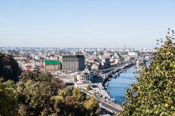 Киев. Вид на р-н Подол