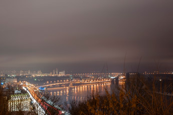 Киев. Вид на Днепр и Подол