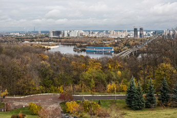 Киев. Вид на левый берег