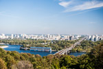 Kiew. Ausblick vom rechten Ufer