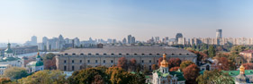 Kiew. Ausblick nach Westen vom großen Glockenturm