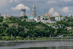 Kiew. Ausblick auf das Kiewer Höhlenkloster