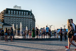 Kiew. Springbrunnen am Postplatz