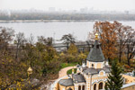 Kiew. Ausblick von der Deboket Mauer