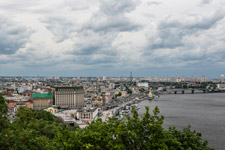Kiew. Ein Ausblick auf Podol