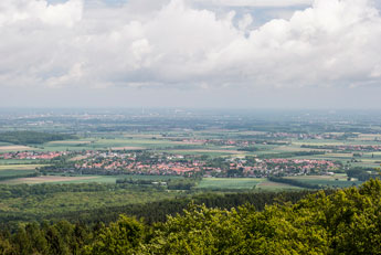 Deister. Blick vom Annaturm nach Nordosten