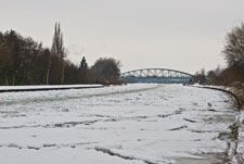 Garbsen. Mittellandkanal. Winter