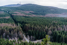 Nationalpark Harz. Ausblick vom Scharfenstein