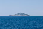 Golf von Kassandra. Insel Kelyfos