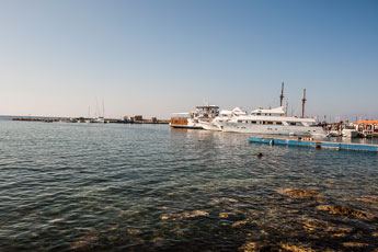 Stadt Paphos. Im Hafen