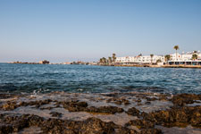 Stadt Paphos. An der Küste