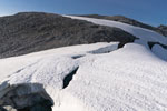 К вершине Helgelandsbukken. Язык ледника