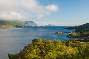 Austensfjorden. Полуостров Sildpollneset