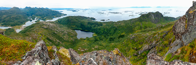 Insel Hinnøya. Aussichtspunkt Pundslett