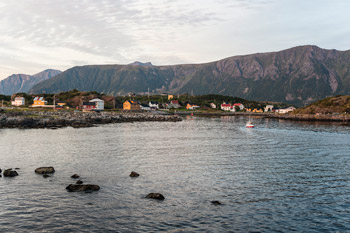 Лофотенские острова. Остров Austvågøya. Посёлок Laukvik