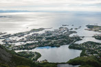 Lofoten. Insel Austvågøya. Svolvær Berge. Berg Tuva