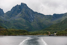 Лофотенские острова. Остров Austvågøya. Посёлок Fiskebol