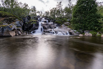Wasserfall am Fluss Stillelva