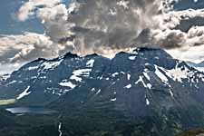 Облака над горой Skarfjellet