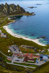 Am Berg Andhautet. Insel Andøya