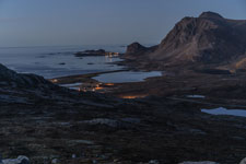 Bufjellet. Abend. Insel Langøya