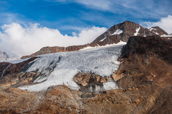 Ötztaler Alpen. Eine Gletscherzunge