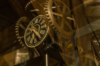 Goslar. Marktkirche. Weule-Uhrwerk der Turmuhr