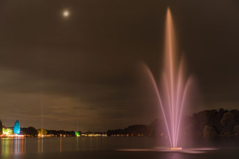 Hannover. Maschseefest. Fontäne