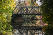 Maschsee. Eisenbahnbrücke