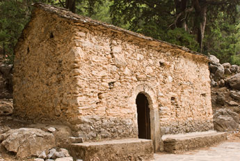 Die Samaria-Schlucht. Ehemaliges Dorf