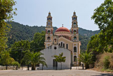 Dorf Meskla. Kirche