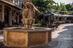Dorf Pissouri. Zentrum