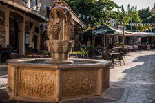 Dorf Pissouri. Zentrum