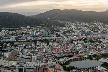 Bergen. Innenstadt