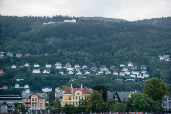 Bergen. Berg Fløyen