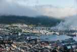 Bergen. Innenstadt und Hafen