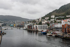 Bergen. Hafen am Puddefjorden